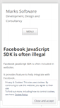 Mobile Screenshot of markssoftware.com